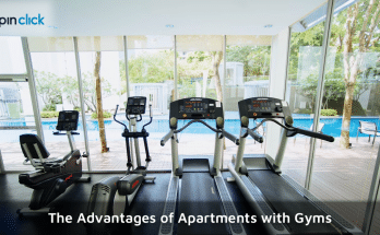 What are the advantages of apartments with gyms?
